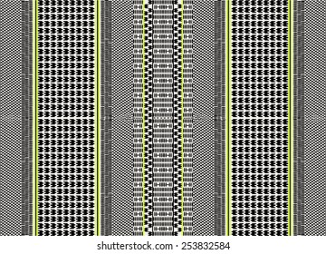 Ethnic,tribal pattern and arabic scarf pattern in bright color
