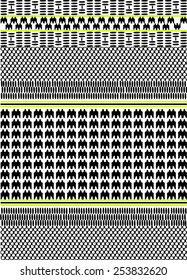 Patrón étnico, tribal y pañuelo árabe en colores vivos