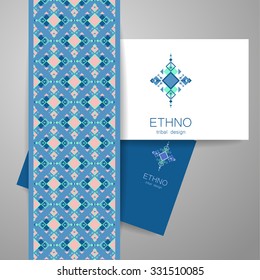 Ética - identidad corporativa. Diseño de plantilla de logotipo.