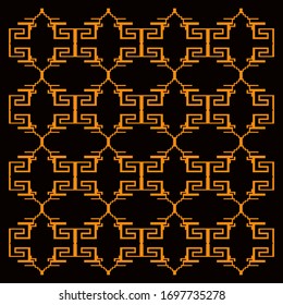 ETHNO DESIGN BLOCKS, Aztecs colorful vintage elements, eps