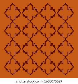 Ethno design blocks, aztecs eps