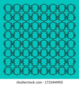 Ethno design blocks, colorful Morocco elements eps