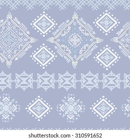 Ethno seamless pattern. Ethnic boho ornament. Tribal art print, repeatable background. Fabric design, wallpaper, wrapping