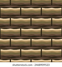 Ethnologic stripes Seamless Vector Pattern Design