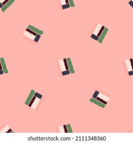 Ethnos seamless pattern. Native ornament carpet background. Repeated texture in doodle style for fabric, wrapping paper, wallpaper, tissue. Vector illustration.
