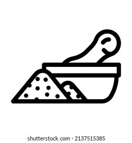 ethnoscience chinese medicine line icon vector. ethnoscience chinese medicine sign. isolated contour symbol black illustration