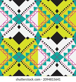Ethonic clothes pattern traditional Design for background or fabric.   