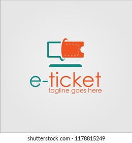 e-ticket Logo Template Design