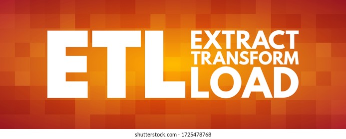 extract transform load etl