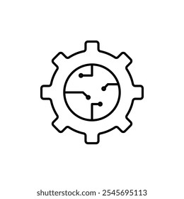 ETL icon logo sign set vector outline