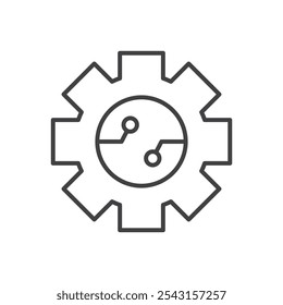 Conjunto de iconos ETL. Ilustración vectorial.