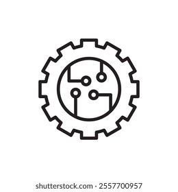 ETL icon Thin line art collection