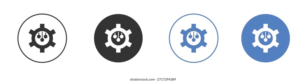 Icono de ETL para el Diseño web. pixel Iconos planos perfectos
