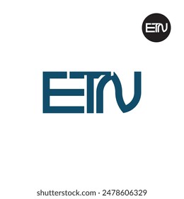 ETN-Logo-Buchstabe Monogramm Design