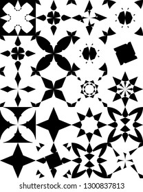 Etnic geometric seamless pattern islamic graphic ornament