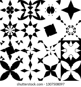 Etnic geometric seamless pattern islamic graphic ornament