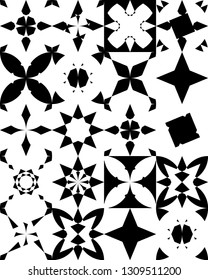 Etnic geometric seamless pattern islamic graphic ornament