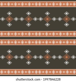 etnic pattern background vector image 