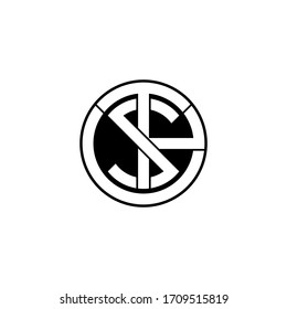 Ets Letter Original Monogram Logo Design Stock Vector (Royalty Free ...