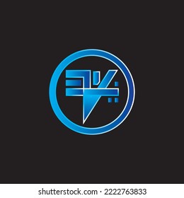 ETV, TVE, EVI logo Design