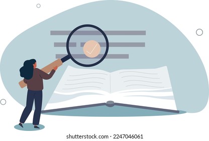 Etymology study as science of words history and origins.Semantics, morphology and phonetics evolution research with encyclopedia and book reading .