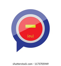 eu alfabet korea sign icon full color