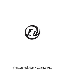 Concepto de pincel de la UE en diseño profesional de alta calidad que se imprimirá bien en cualquier medio impreso