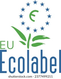 The EU Ecolabel Logo. EU-Ecolabel vector.