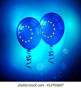 EU Flag. European Union.