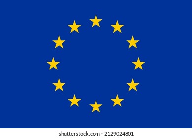 EU flag with official proportions and color.Genuine.
Original flag of Europe.Vector.