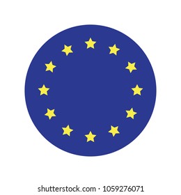 EU flag. Vector