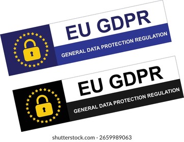 EU-DSGVO-Compliance-Labels für Datenschutzrichtlinie und Datensicherheit