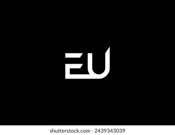 EU Letter Logo Design Creative Modern Letters Vector Icon Logo