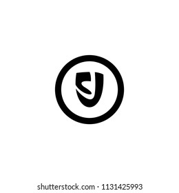 eu letter vector logo