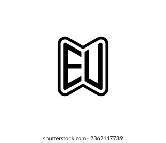 EU logo design vector template