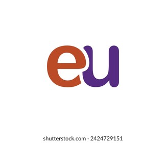 EU Logo design vector template