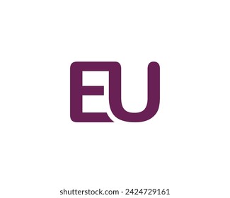 EU Logo design vector template