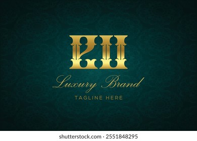 EU LUXURY LETTER LOGO DESIGN. It is a luxury letter monogram logo, this logo is made by combining two letters