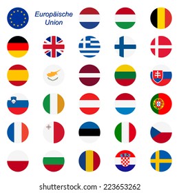 EU Member States - Flags round