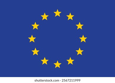 EU national official symbol flag.