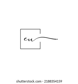 EU siganture logo concept in high quality professional design that will print well across any print media