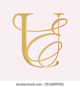 EU, EU, Logo EU, Buchstabe EU, Monogramm EU, Vektor, Logo, Hochzeitsmonogramm Initialen, Hochzeitslogo, Hochzeitsmonogramm, Logo-Design