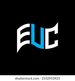 EUC logo design, EUC simple and modern logo. EUC luxurious alphabet design  