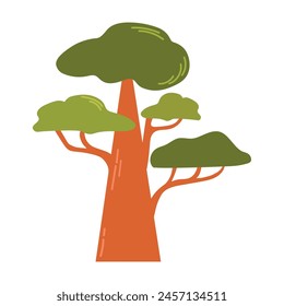 Eucaluptus tree icon clipart avatar logotype isolated vector illustration