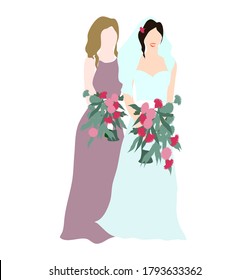 Eucalyptus Australian Wedding Ceremony Bride Gum Stock Vector (royalty 