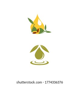 Eucalyptus leaves logo vector template design illustration