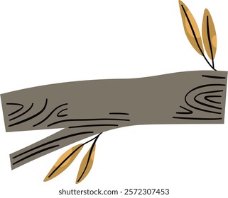 Eucalyptus Tree Twig Vector Illustration