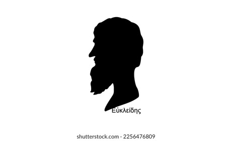 Euclid silhouette high quality vector