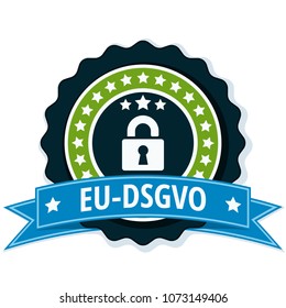 EU-DSGVO illustration label