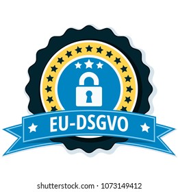 EU-DSGVO illustration label